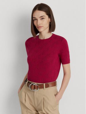 Пуловер Lauren Ralph Lauren розово