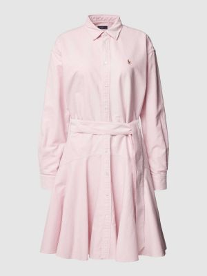 Sukienka koszulowa Polo Ralph Lauren różowa