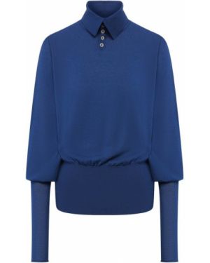 Пуловер из вискозы Lemaire, синий