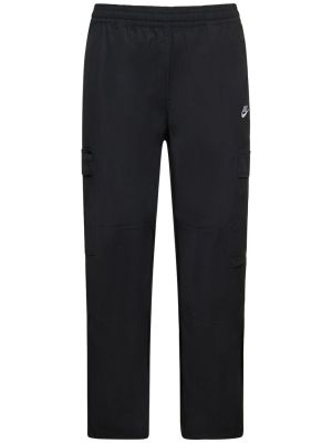 Pantaloni cargo di cotone Nike nero