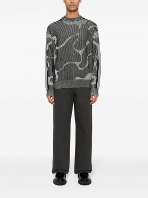 Vlněný svetr s abstraktním vzorem Emporio Armani