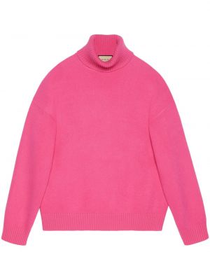 Vlnený sveter Gucci ružová