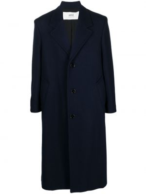 Cappotto di lana Ami Paris blu