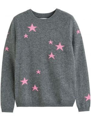 Sweter z okrągłym dekoltem w gwiazdy Chinti & Parker