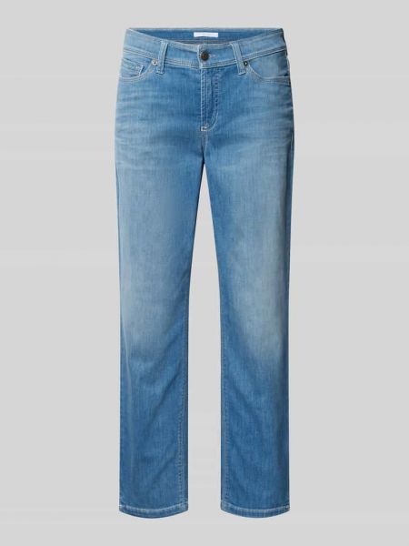 Proste jeansy z kieszeniami Cambio niebieskie