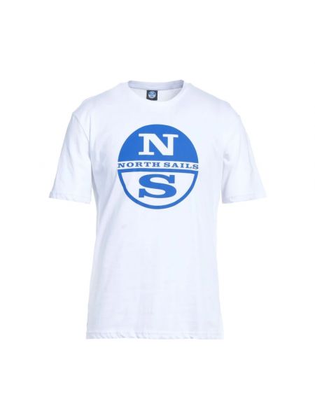 T-shirt mit print North Sails weiß