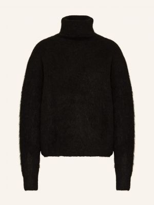 Sweter z alpaki Delicatelove czarny