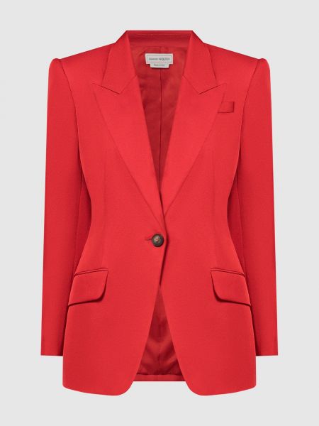 Красный пиджак Alexander Mcqueen