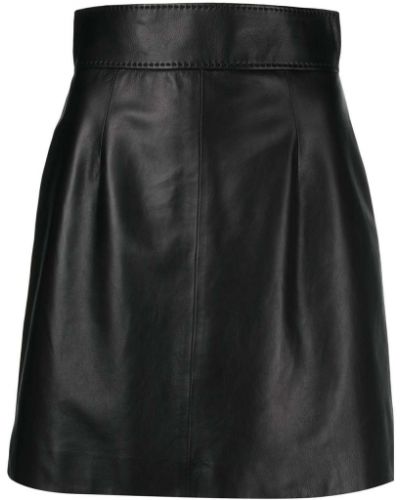 Falda de cintura alta Dolce & Gabbana negro