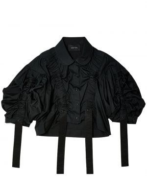 Bavlnená košeľa Simone Rocha čierna