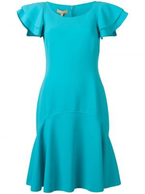 Платье с короткими рукавами Michael Kors Collection, синее