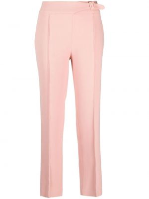 Rovné kalhoty Ermanno Scervino růžové