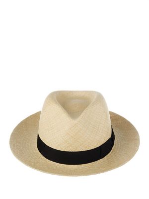 Соломенная шляпа Stetson бежевая