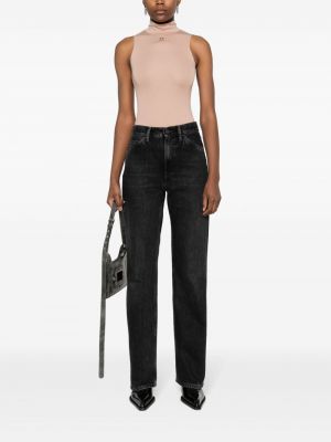 Zvonové džíny s vysokým pasem Acne Studios černé