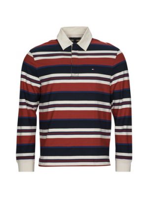 Polo a righe a maniche lunghe Tommy Hilfiger