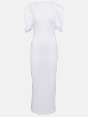 Abito midi in jersey Wardrobe.nyc bianco