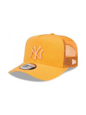 Hálós baseball sapka New Era narancsszínű
