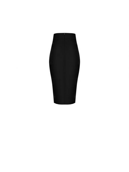 Falda de tubo ajustada Rinascimento negro