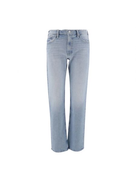 Klassische straight jeans Mother blau