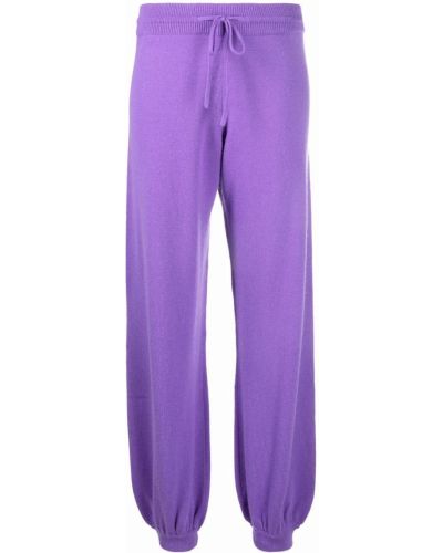 Pantaloni sport tricotate Chinti & Parker violet