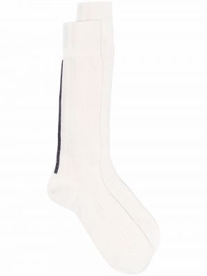 Чорапи на райета Thom Browne бяло