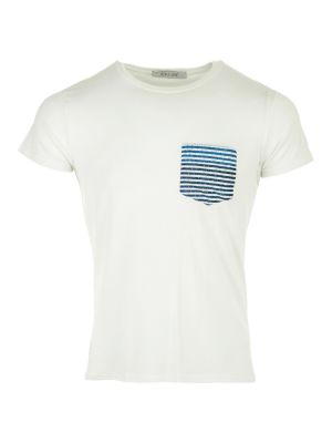 Tričko s krátkými rukávy z modalu Trente-cinq° bílé