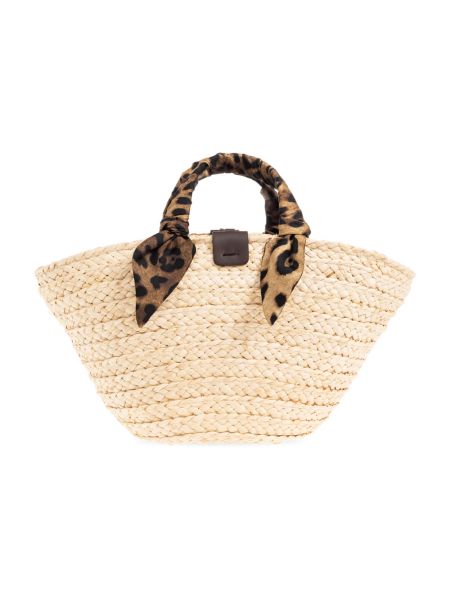 Bolsa con estampado leopardo Dolce & Gabbana beige
