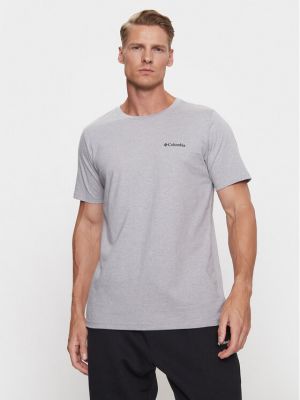 Priliehavé tričko Columbia sivá