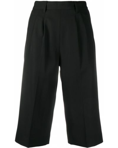 Pantalones culotte de cintura alta Maison Margiela negro