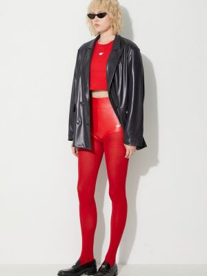 Kratke hlače visoki struk Adidas Originals crvena