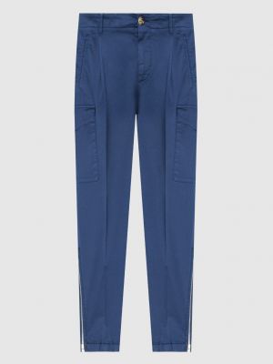 Синие брюки карго Brunello Cucinelli