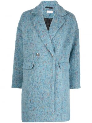 Pletený kabát Liu Jo modrý