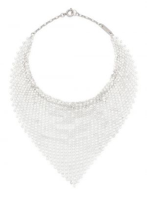 Drapovaný náhrdelník Isabel Marant strieborná