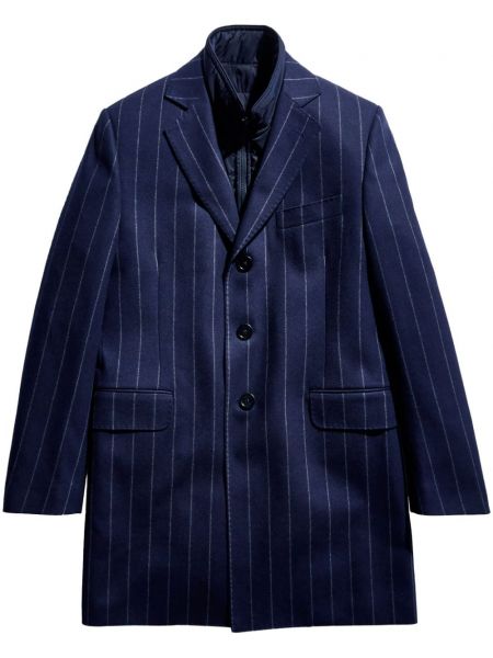 Modrý pruhovaný kabát Fay