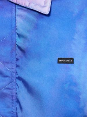 Bomber jakna s printom tie-dye Bluemarble plava