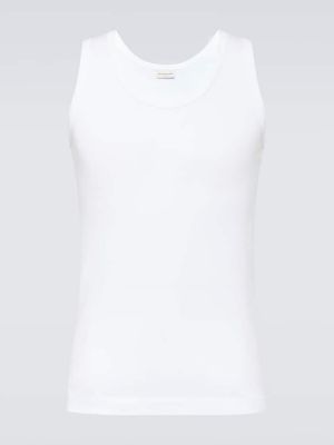 Camiseta de algodón Dries Van Noten blanco