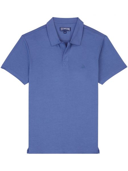 Polo brodé Vilebrequin bleu