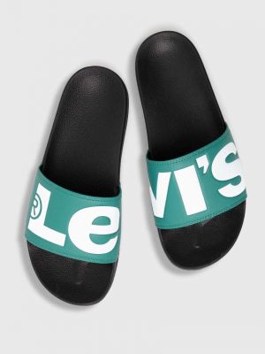 Pantofle Levi's zelené