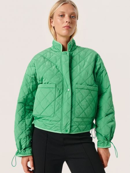 Starpsezonu sieviešu jaka Soaked In Luxury zaļš