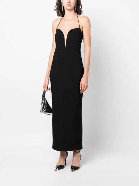 Dlouhé šaty Givenchy černé