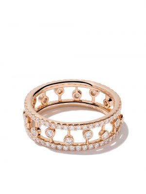 Rožinio aukso žiedas De Beers Jewellers