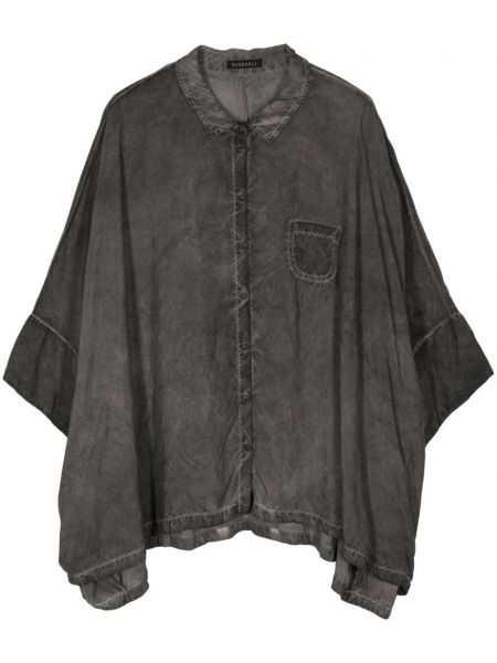 Košile s oděrkami Rundholz šedá