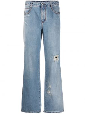Straight leg jeans Ermanno Scervino blu