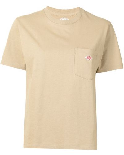 Camiseta con bolsillos Danton marrón