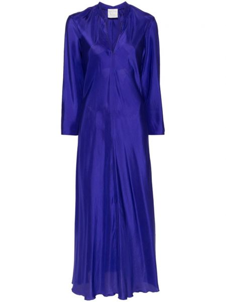 Svilena haljina Forte_forte plava