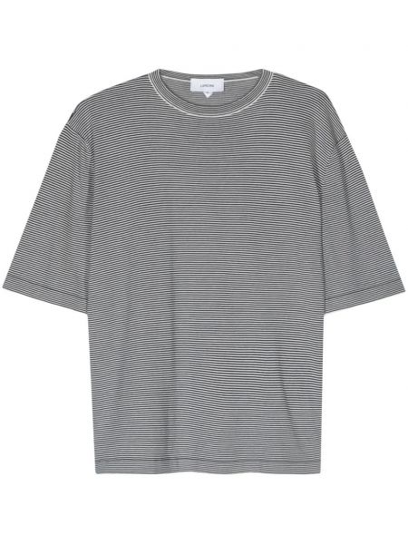 T-shirt en coton à rayures Lardini