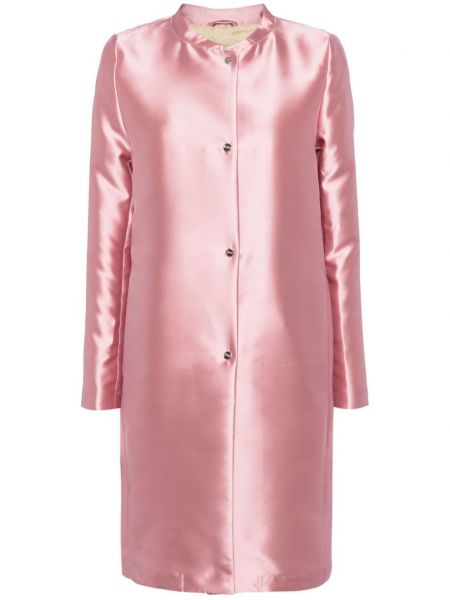 Сатенено палто Herno розово