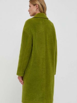Oversized kabát Sisley zelený