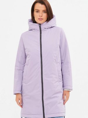 Утепленная демисезонная куртка Lab Fashion фиолетовая