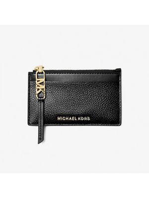 Кожаный маленький кошелек Michael Michael Kors черный